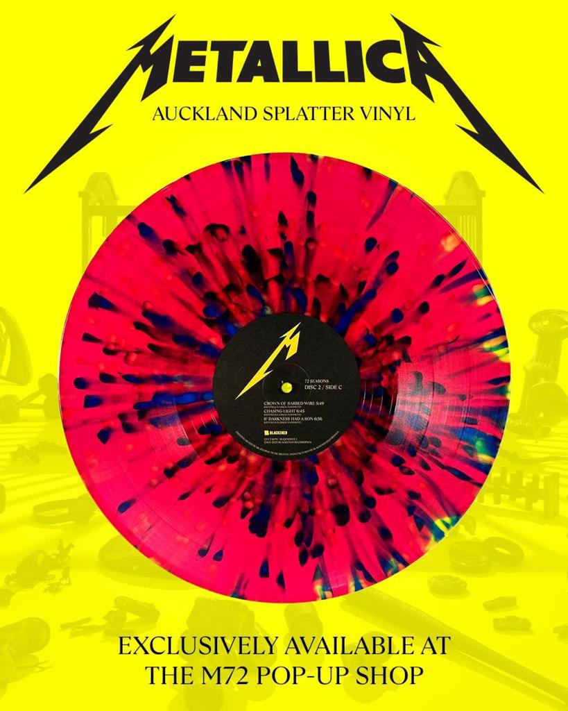 Metallica 72 seasons Auckland splatter vinyl sealed, Ophalen of Verzenden, Nieuw in verpakking