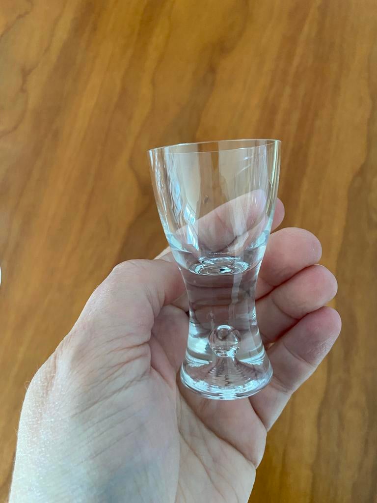 Iittala Tapio borrelglaasjes - set van 4, Ophalen of Verzenden, Zo goed als nieuw, Borrel- of Shotglas