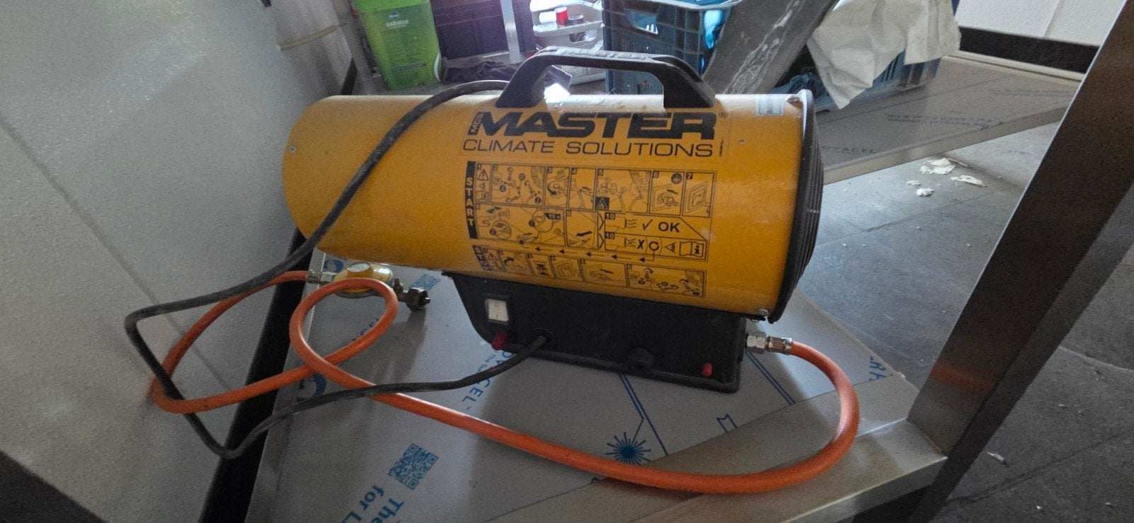 Master BLP 17M gasheater - 17kw propaan, Ophalen