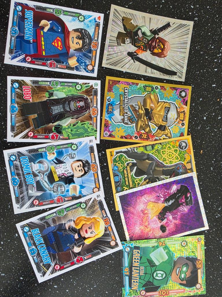 Lego Verzamelkaarten - DC Super Heroes & Ninjago, Ophalen of Verzenden, Gebruikt