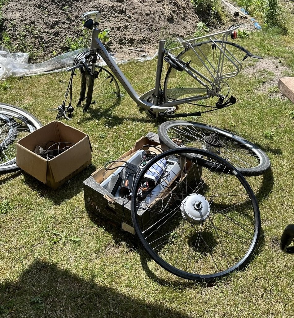 TREK T500 BionX fietsonderdelen, Ophalen, Gebruikt