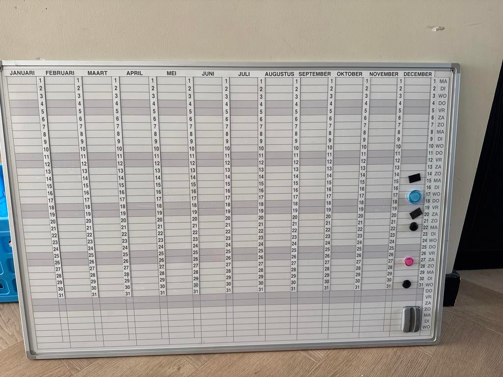 Jaar planner, Ophalen of Verzenden, Maandkalender, Nieuw