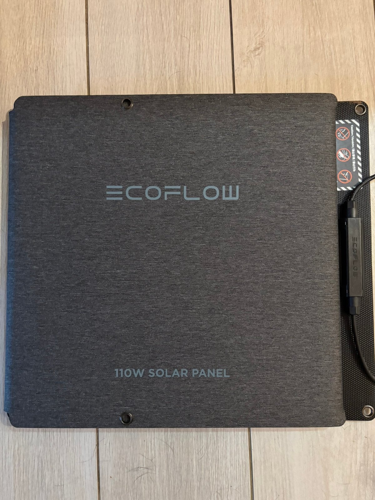 Ecoflow 110W opvouwbaar zonnepaneel 2 stuks, Caravans en Kamperen, Ophalen, Zo goed als nieuw