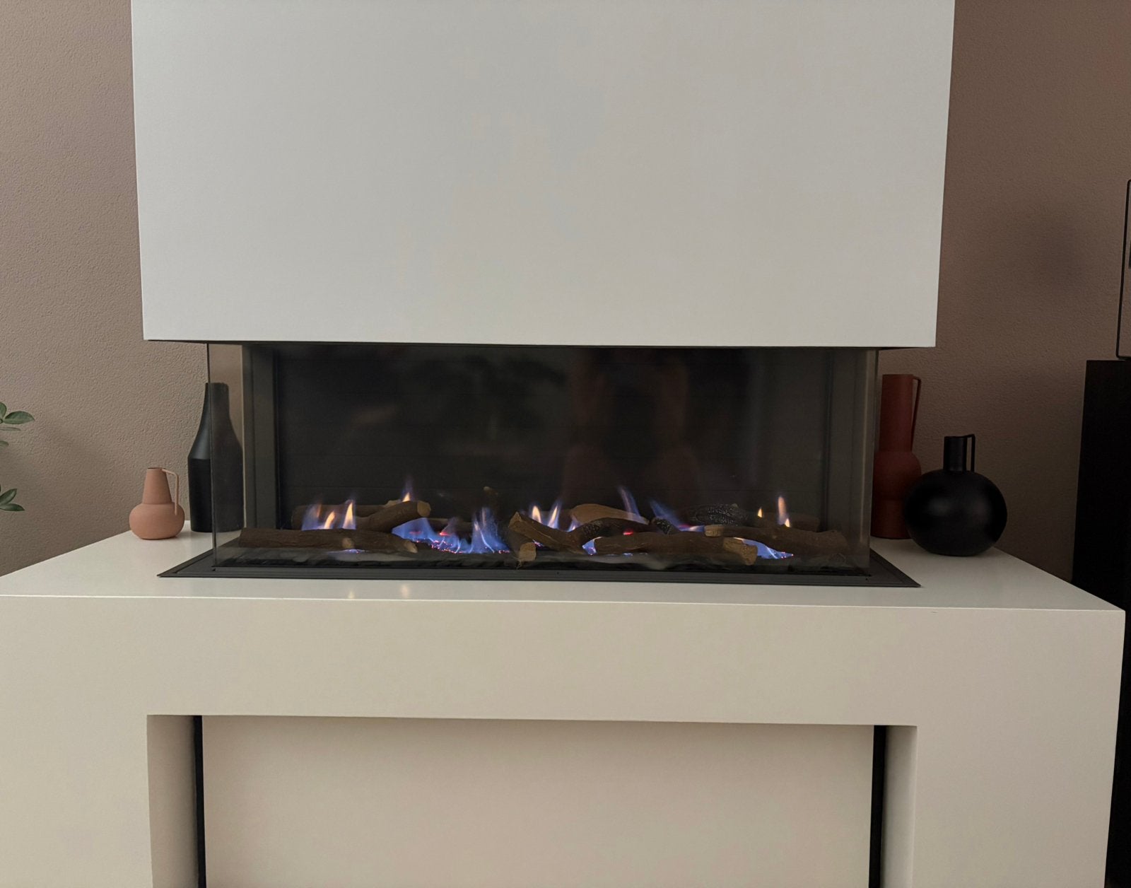 DRU Metro 100 XT3 G25 – 3-zijdige gashaard compleet, Huis en Inrichting, Haarden, Ophalen, Zo goed als nieuw, Inbouwhaard, Gashaard