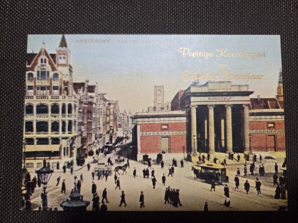 Zeldzame Misdruk Ansichtkaart Amsterdam 700 Jaar, Ophalen of Verzenden