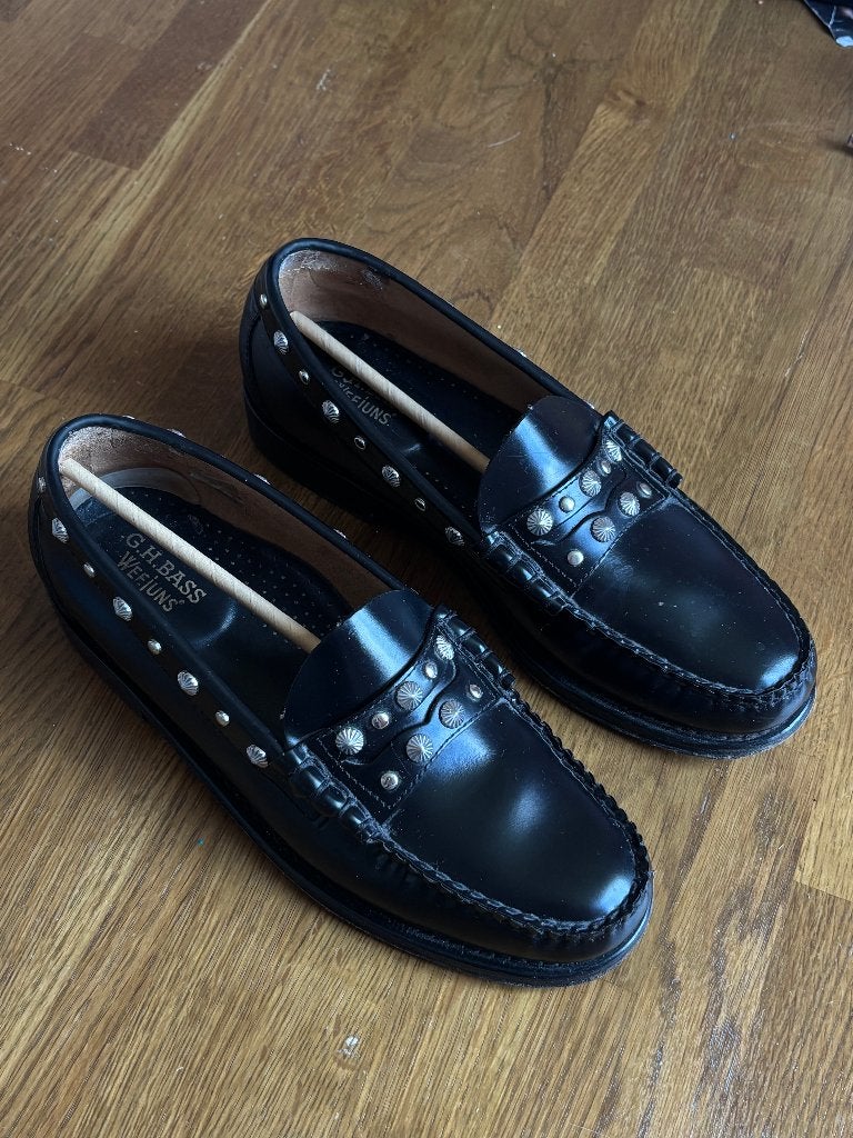 G.H. Bass Weejuns Heritage Loafers – Zo goed als nieuw, Loafers, Zwart, Nieuw, Ophalen of Verzenden