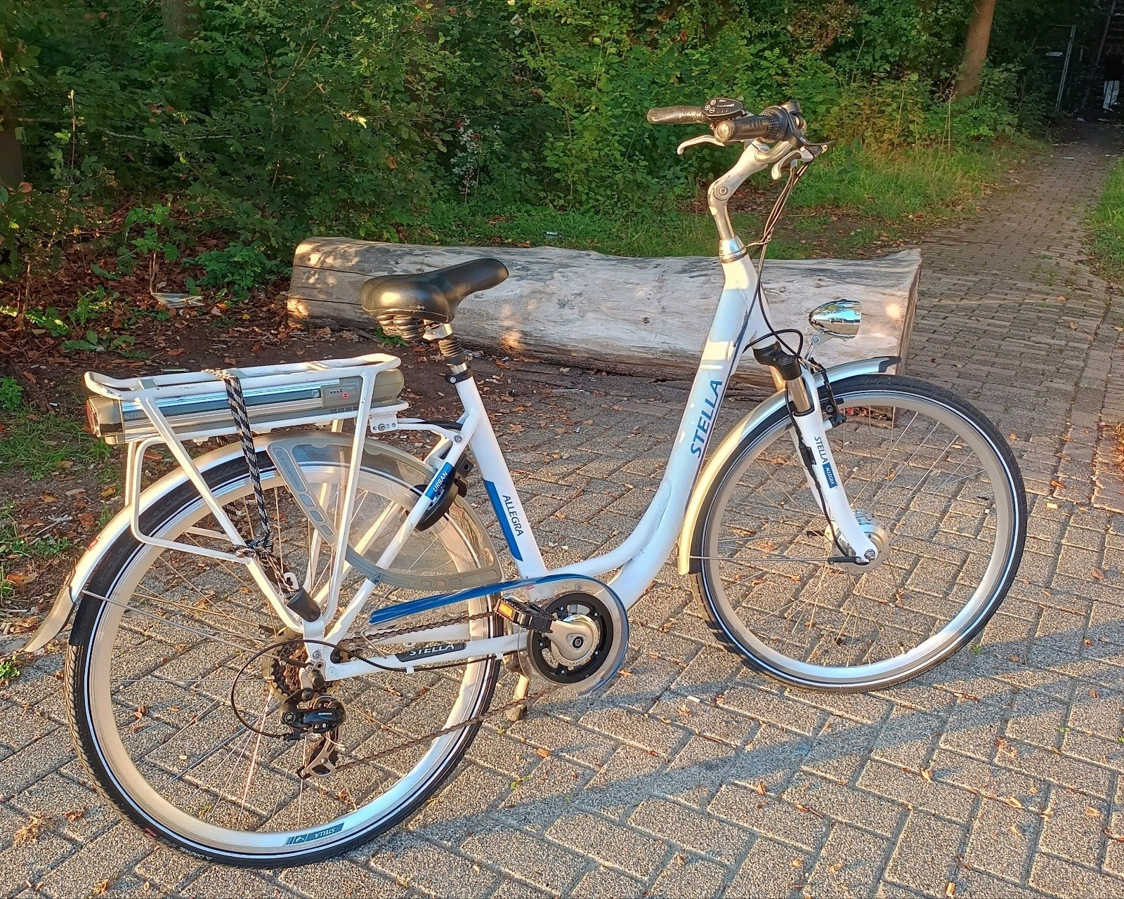 Elektrische fiets Stella Allegra, ideaal staat!, Zo goed als nieuw, 51 tot 55 cm, 50 km per accu of meer, Ophalen
