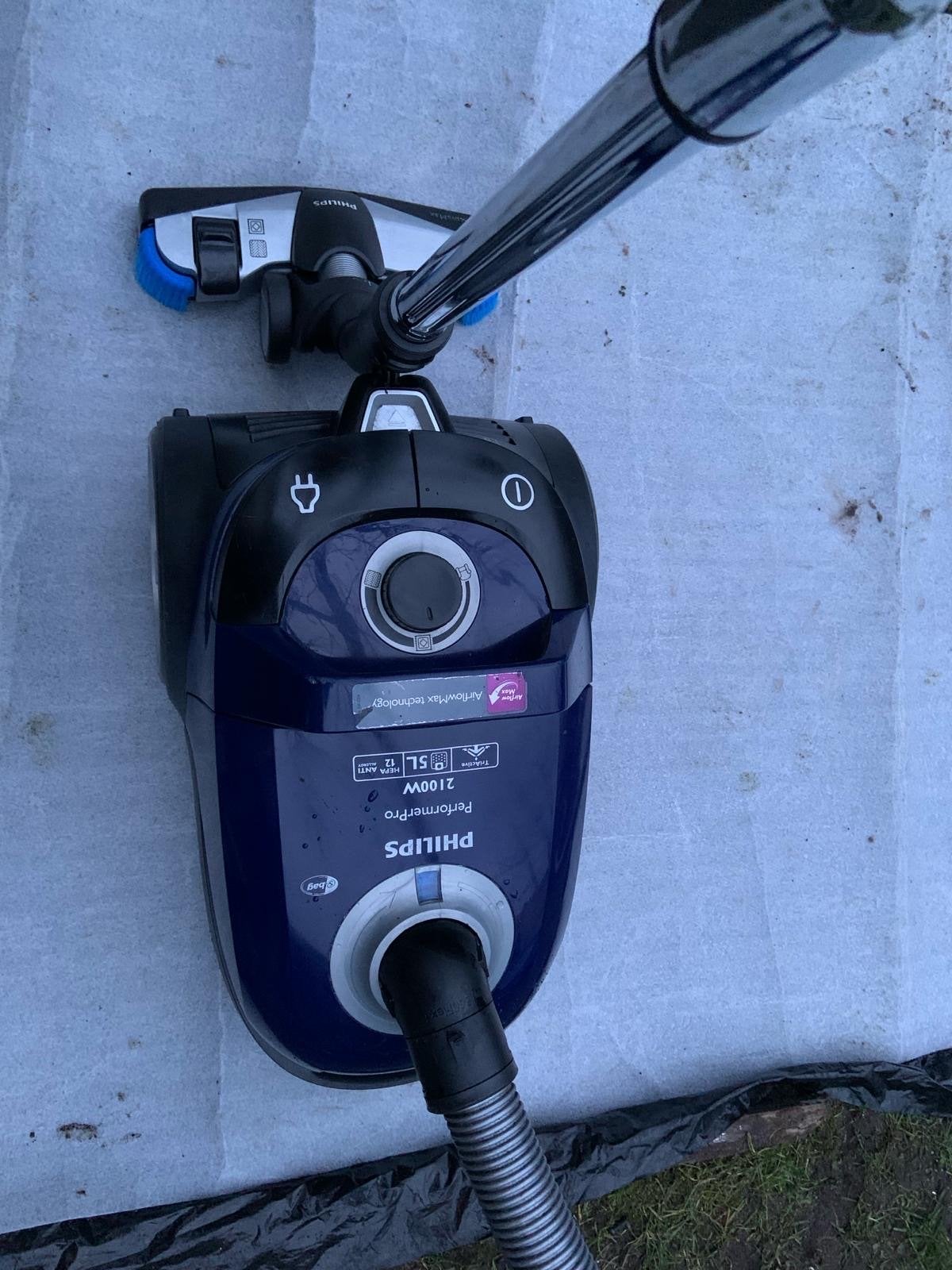 Philips PerformerPro Stofzuiger 2100W met AirflowMax, Stofzak, Gebruikt, Philips, Ophalen of Verzenden