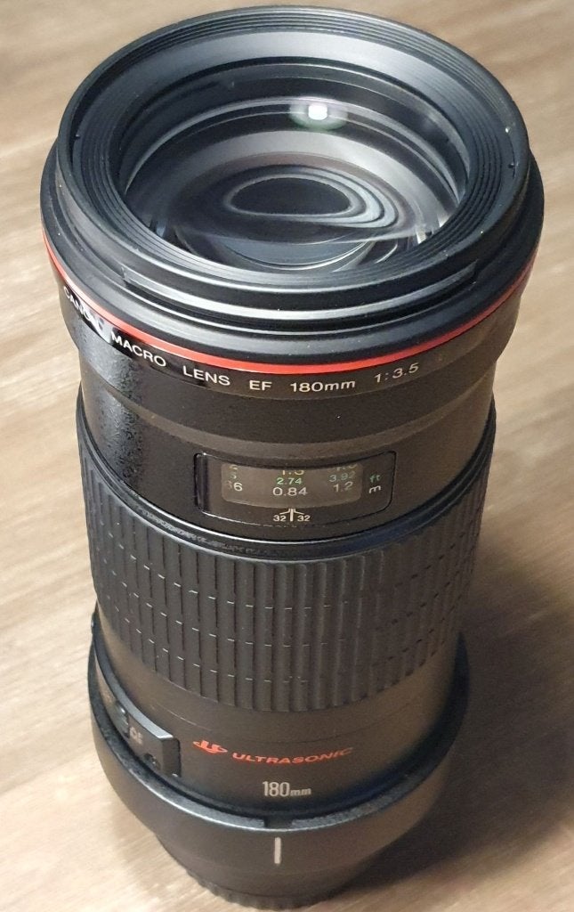 Canon EF 180mm F3.5 L macro in zeer mooie staat, Audio, Tv en Foto, Fotografie | Lenzen en Objectieven, Ophalen, Zo goed als nieuw