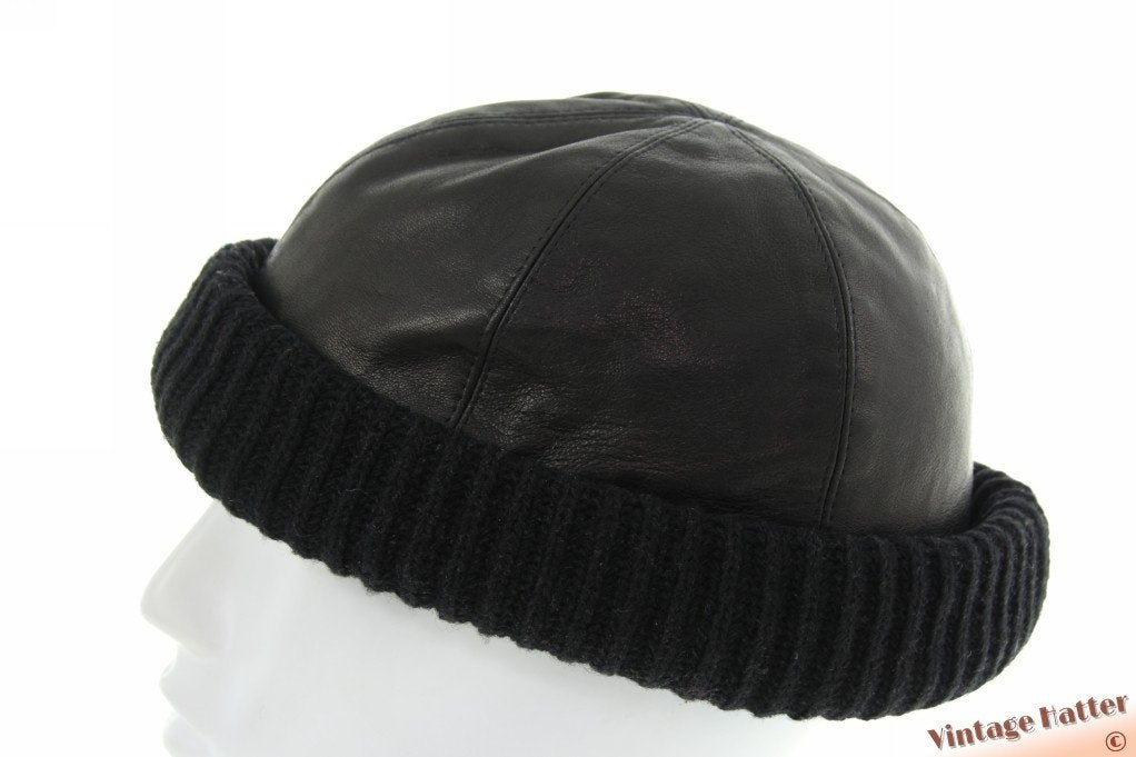 Dockermuts Anne Mary maglia zwart nappa leer 59 en 60 nieuw, Anne Mary (Italy), 60 cm (XL, 7½ inch) of meer, Nieuw, Ophalen of Verzenden