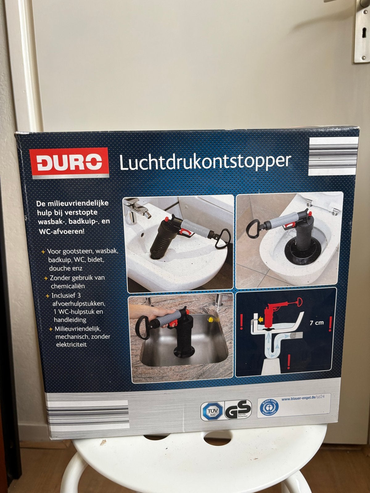 Duro Luchtdrukontstopper voor afvoeren, Ophalen of Verzenden, Nieuw, Overige typen