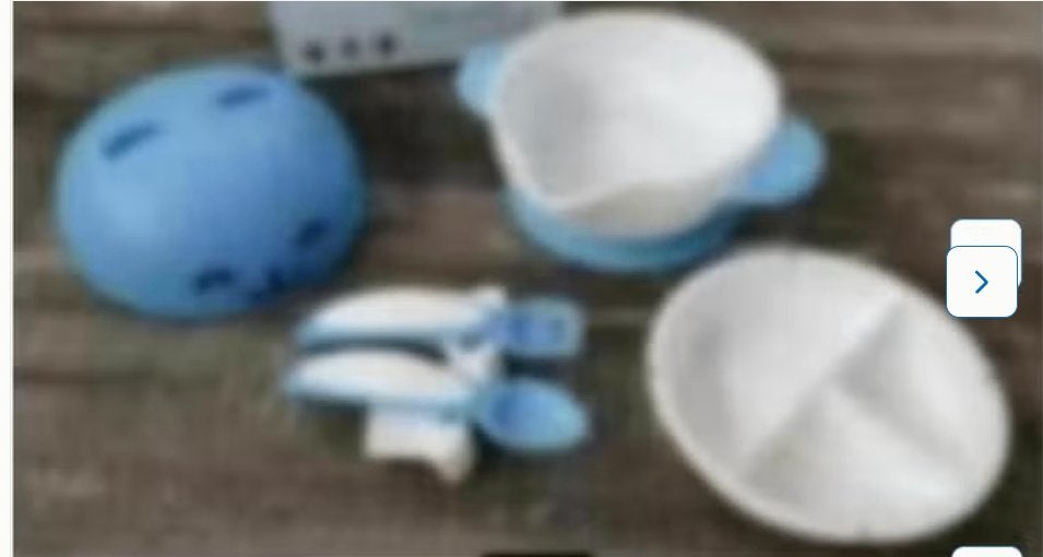 baby / peuter eetservies 6 delig antiknoei antibacterieel, Overige materialen, Nieuw, Ophalen of Verzenden, Bord(en)
