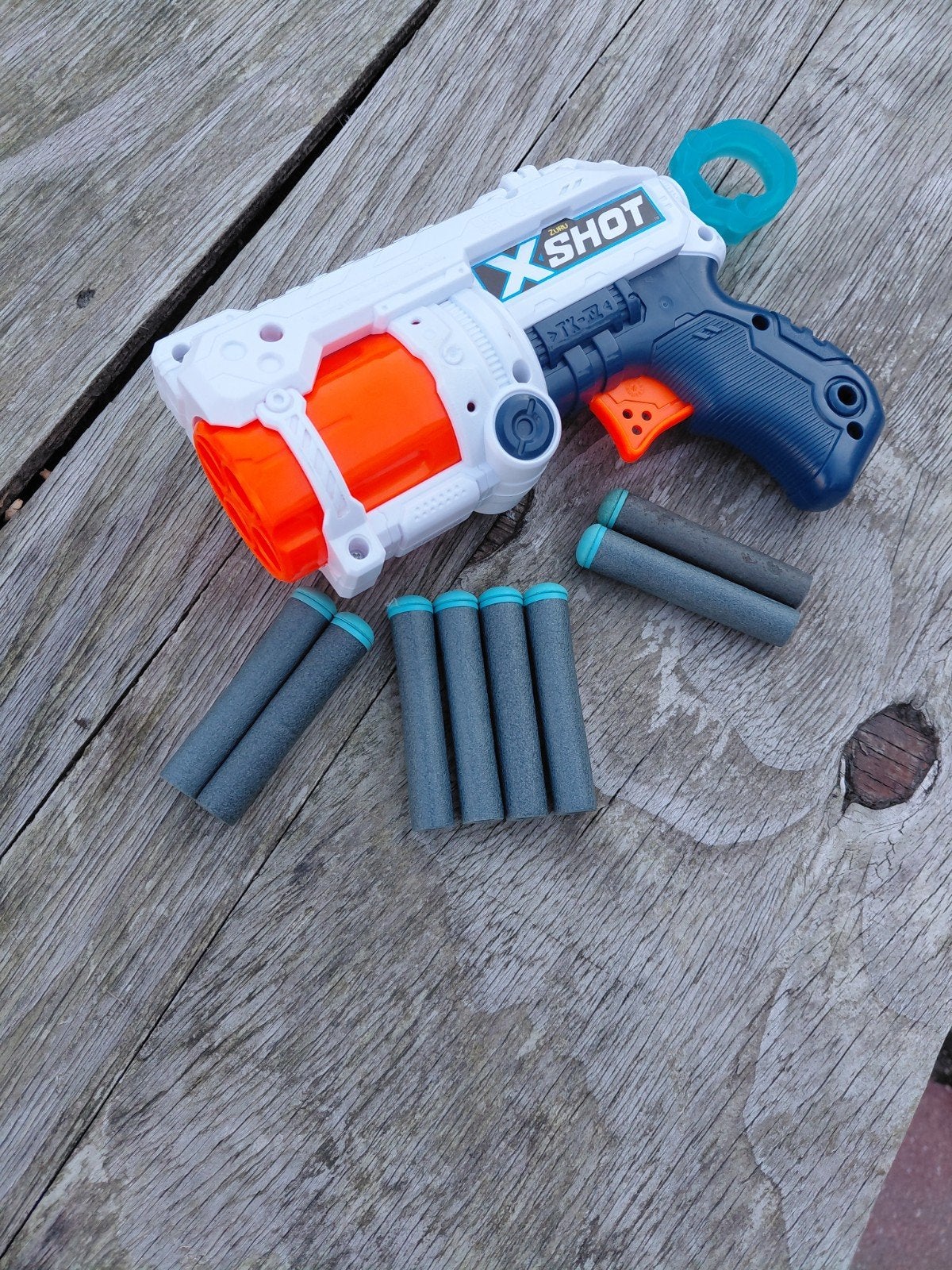 Nerf pistool met 8 pijlen., Ophalen, Zo goed als nieuw