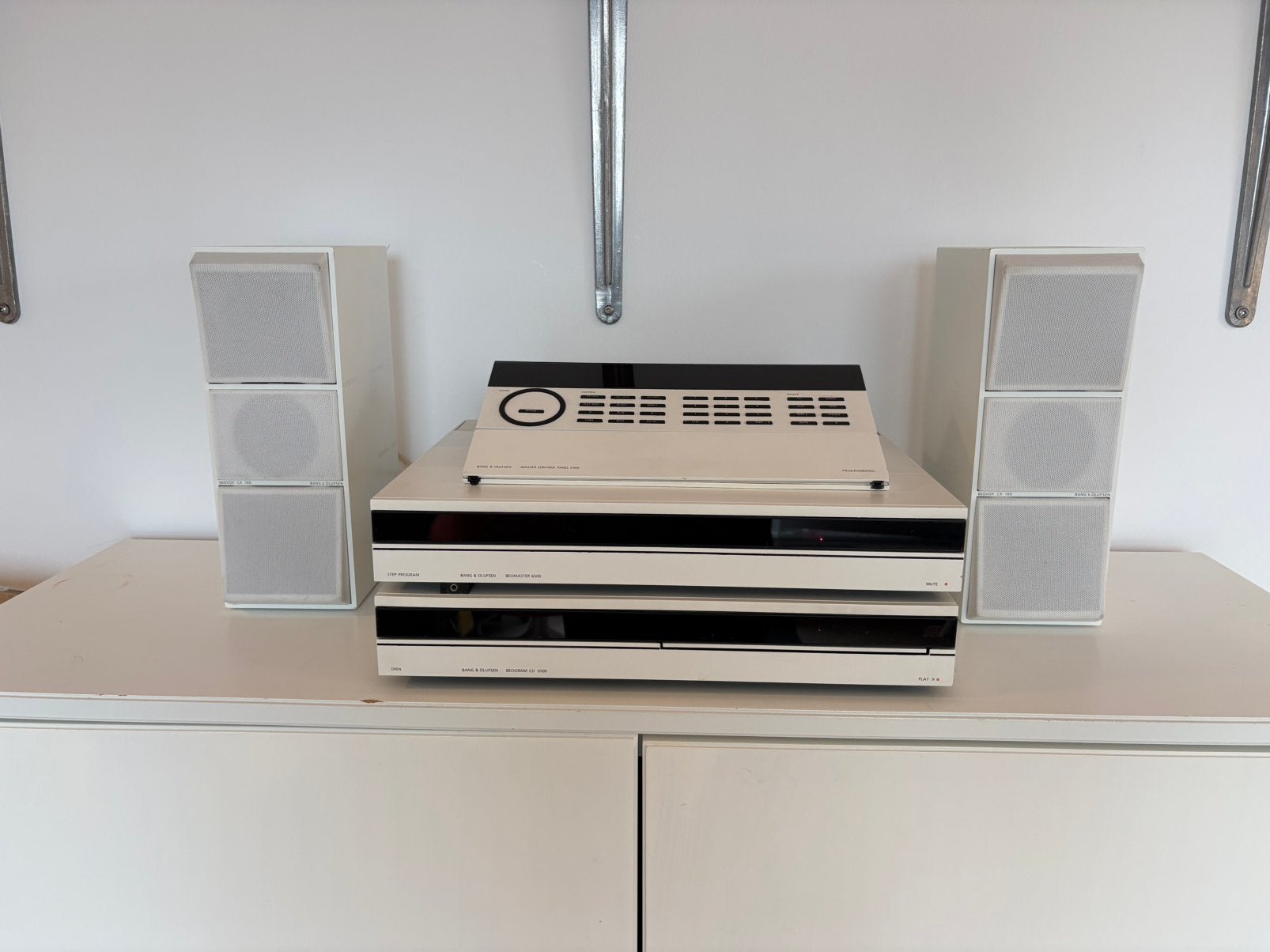 B&O Beomaster 6500 en Beogram CD 6500 wit, Gebruikt, Cd-speler, Bang & Olufsen, Losse componenten