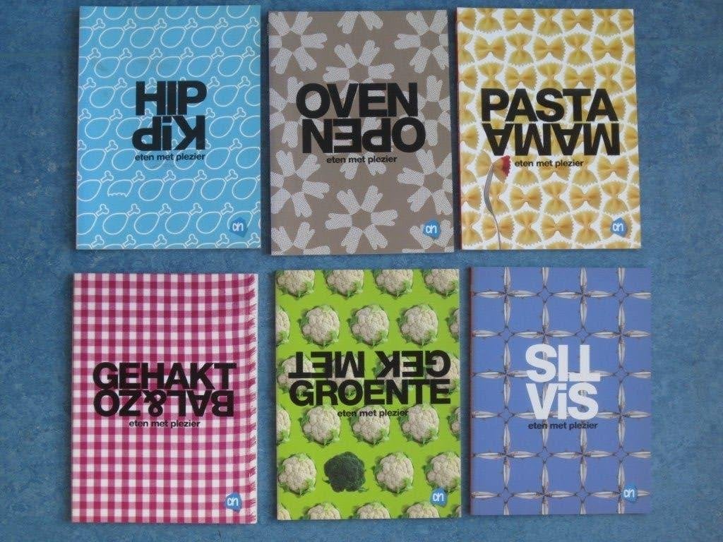 Complete kookserie 'Eten met plezier' (6 delen) - AH, Ophalen of Verzenden, Italië, Gelezen, Hoofdgerechten