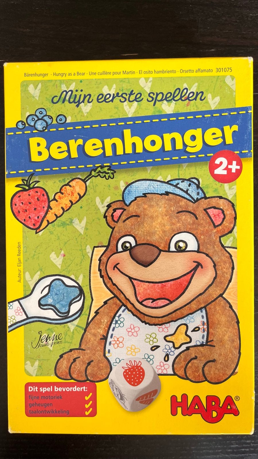 HABA Mijn Eerste Spellen: Berenhonger (2+), Een of twee spelers, Ophalen of Verzenden, Gebruikt