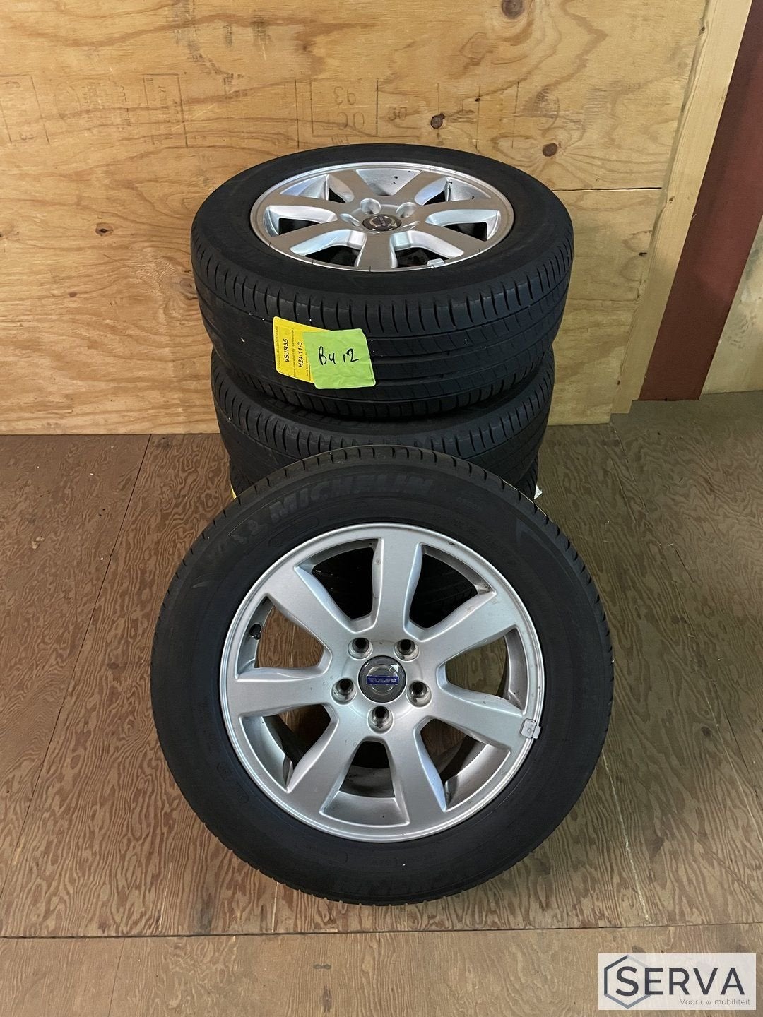 Volvo “Oden” wielen met Michelin zomerbanden, Auto-onderdelen, Banden en Velgen, Ophalen, Gebruikt, -, Banden en Velgen