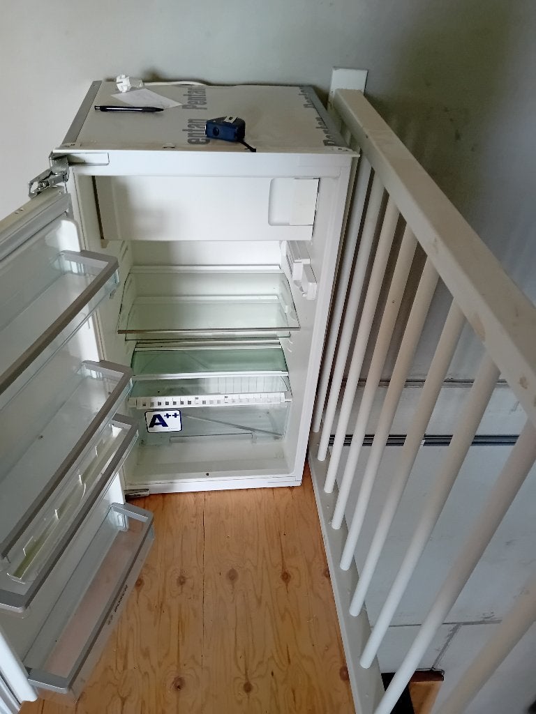 Te koop: inbouwkoelkast, Gebruikt, 100 tot 150 liter, Energieklasse A of zuiniger, 45 tot 60 cm