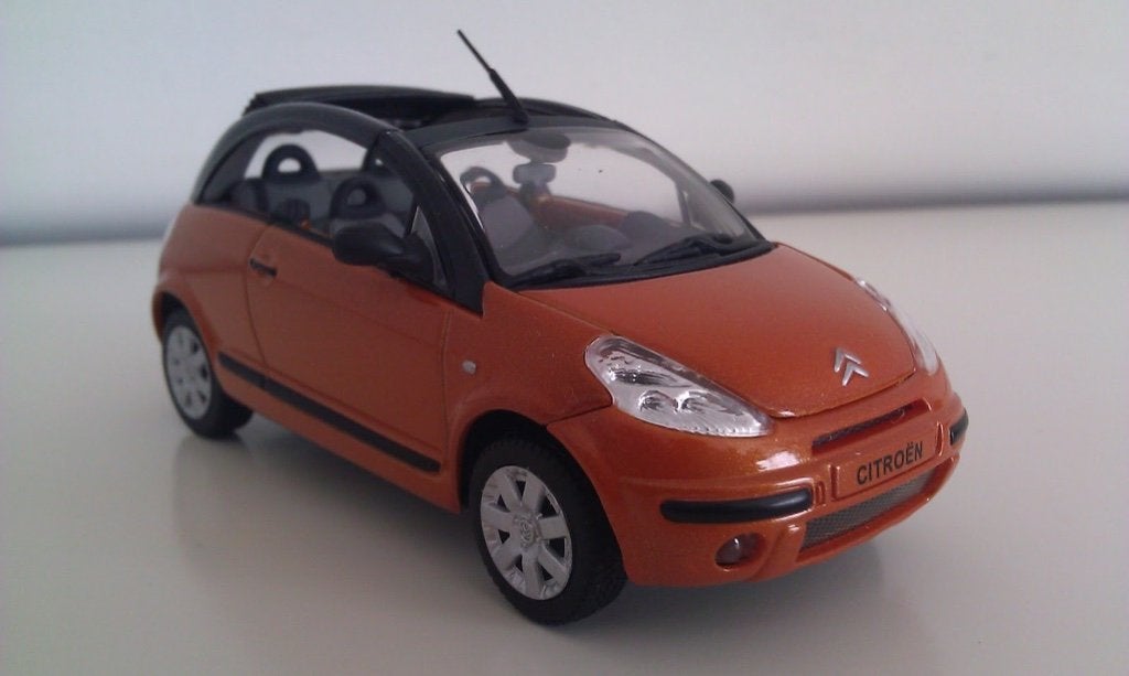 Citroen C3 Pluriel oranje Norev 1:43, Ophalen of Verzenden, Nieuw, Auto, Norev