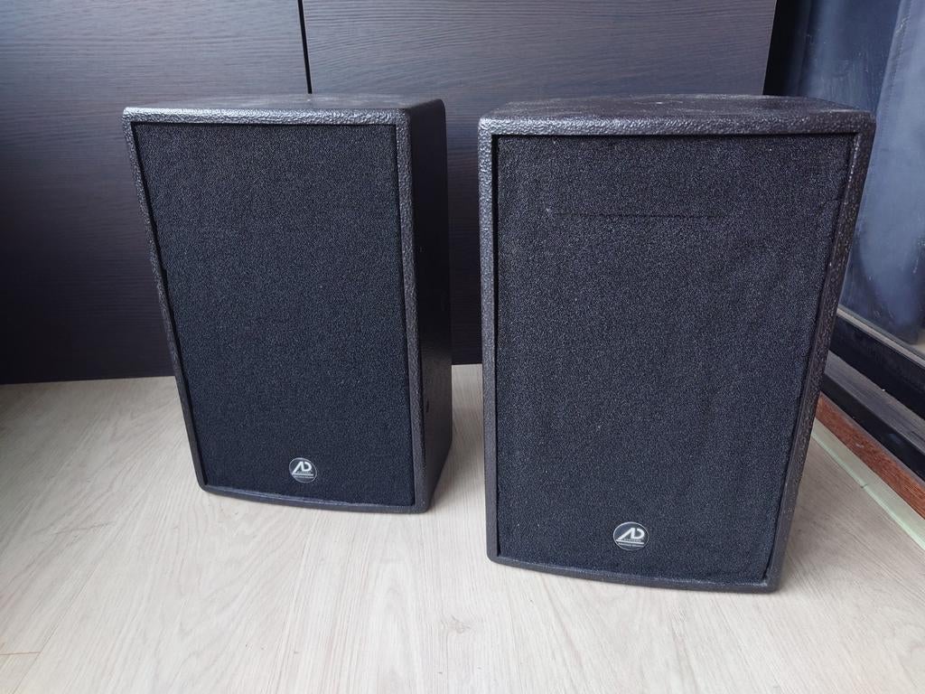 Audience Delight AD M8 luidspreker set in nette staat, Zo goed als nieuw, 120 watt of meer, Front, Rear of Stereo speakers, Ophalen