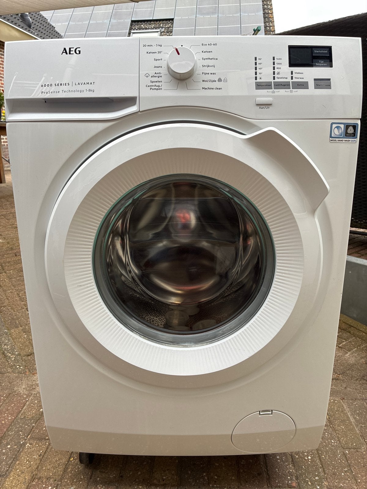 AEG Lavamat 6000 Series ProSense Wasmachine 7kg, Ophalen, Gebruikt, Voorlader, Kort programma