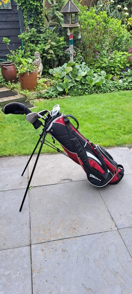 Fraaie LINKSHANDIGE SPALDING SP55 beginners set met extra's, Ophalen of Verzenden, Zo goed als nieuw, Set