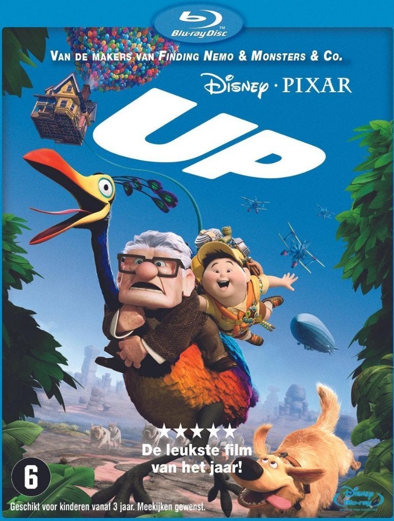 Up (Blu-ray), Film, Ophalen of Verzenden, Tekenfilms en Animatie, Zo goed als nieuw