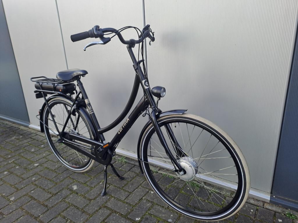 Cortina(U1) elektrische dames fiets/ 450wh accu, Fietsen en Brommers, Elektrische fietsen, Zo goed als nieuw, Cortina, 55 tot 59 cm
