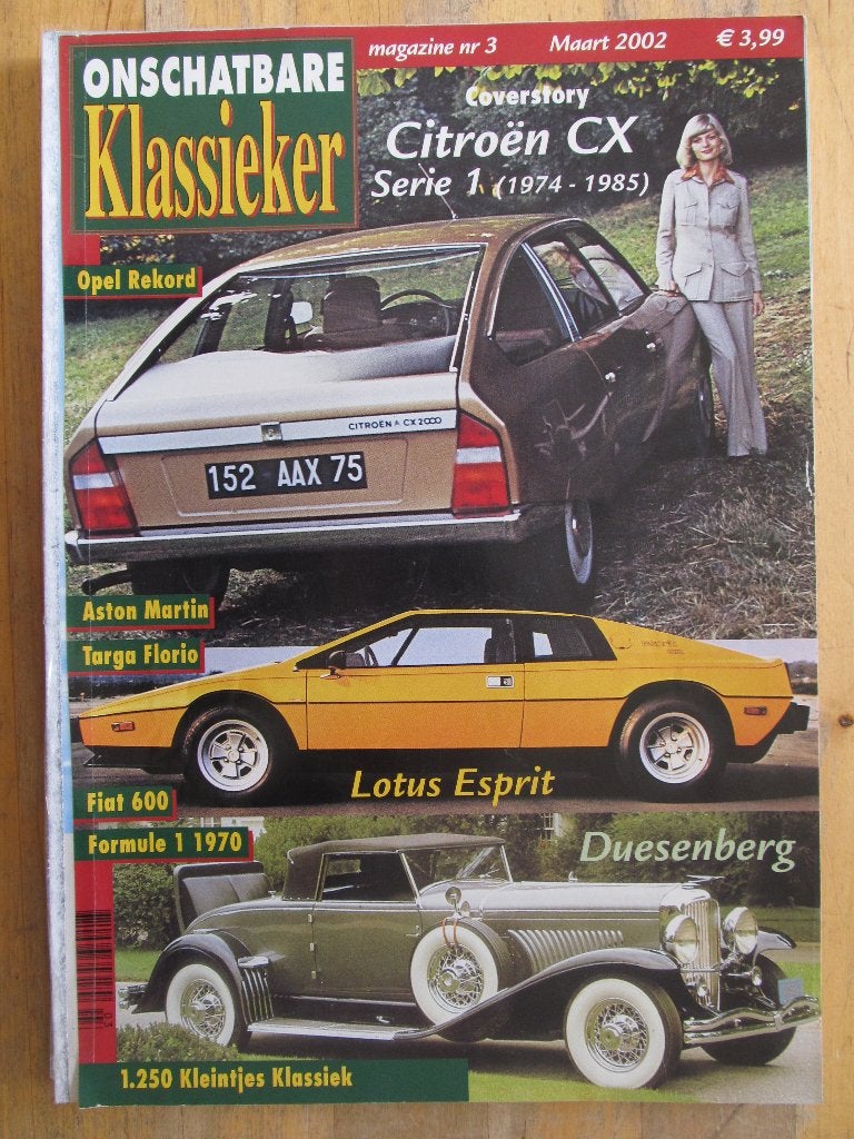 Onschatbare klassieker Citroen CX Opel Rekord P2 Studebaker, Ophalen of Verzenden, Gelezen, Algemeen