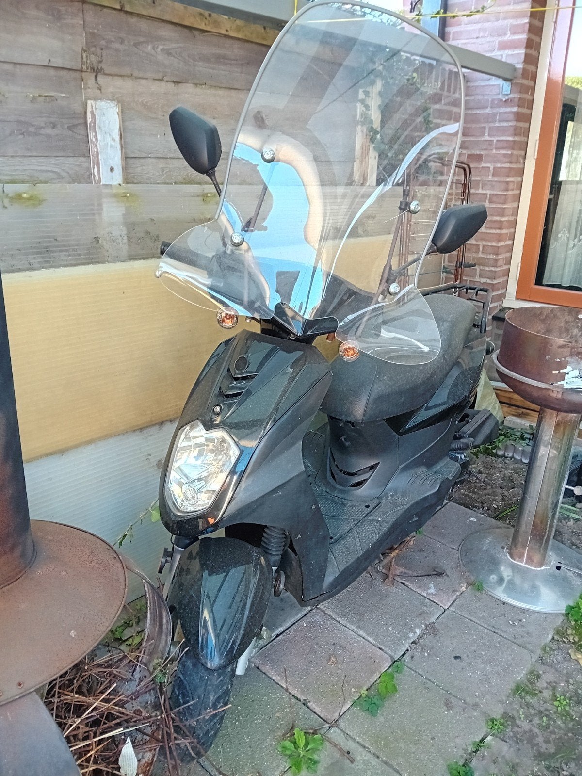 scooter, Ophalen, Gebruikt, SYM, Benzine
