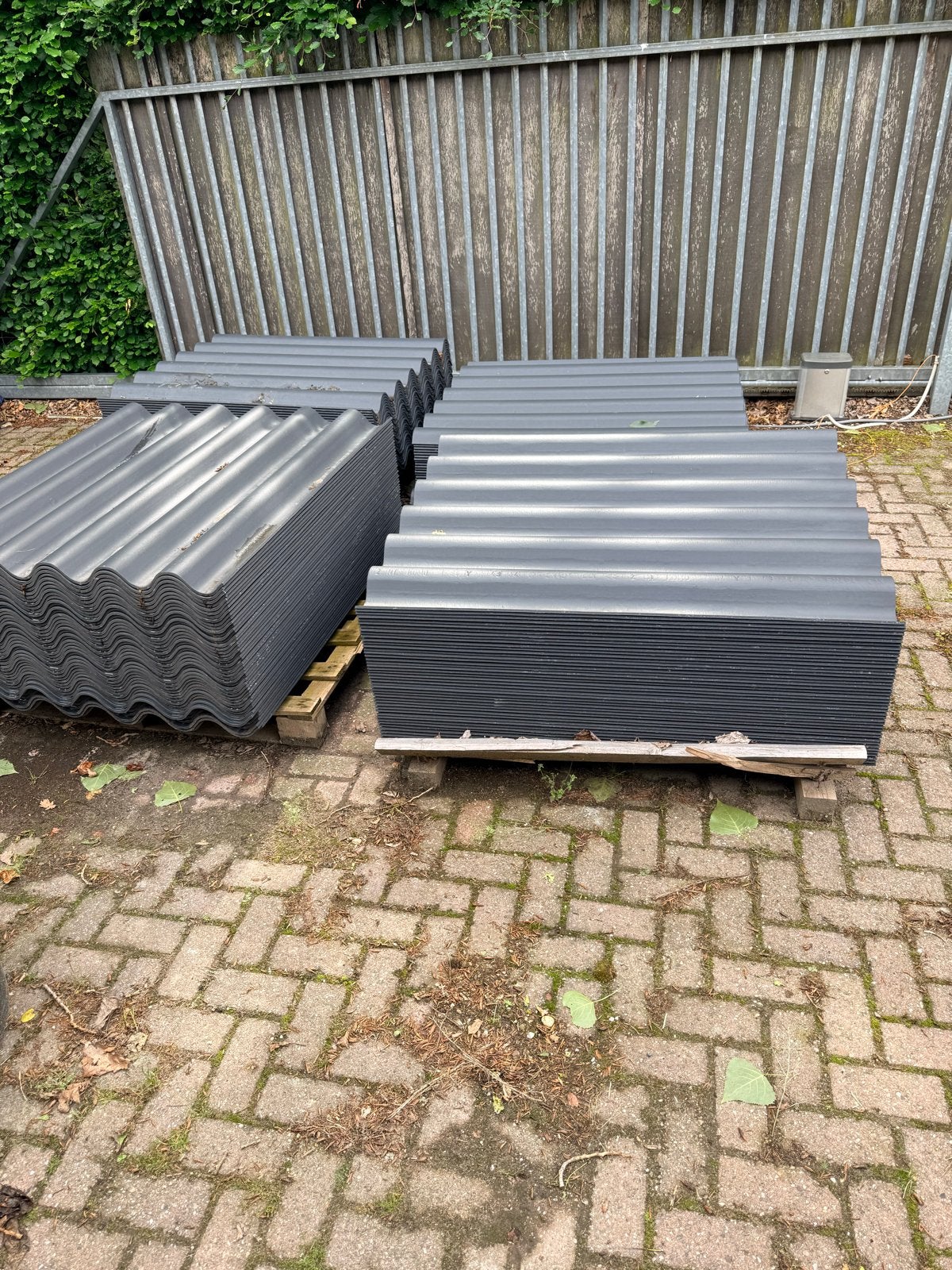 Zwarte golfplaten voor dak of schuur, Ophalen, Overige materialen, Zwart, Nieuw