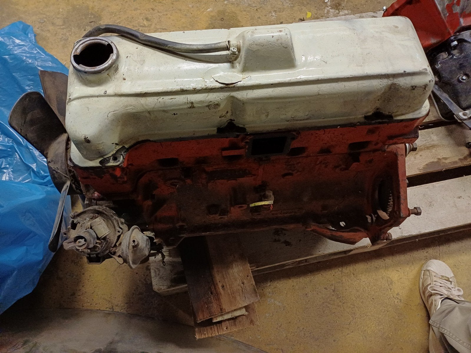 Opel GT 1.9s motorblok en versnellingsbak, Auto-onderdelen, Ophalen, Gebruikt, Opel