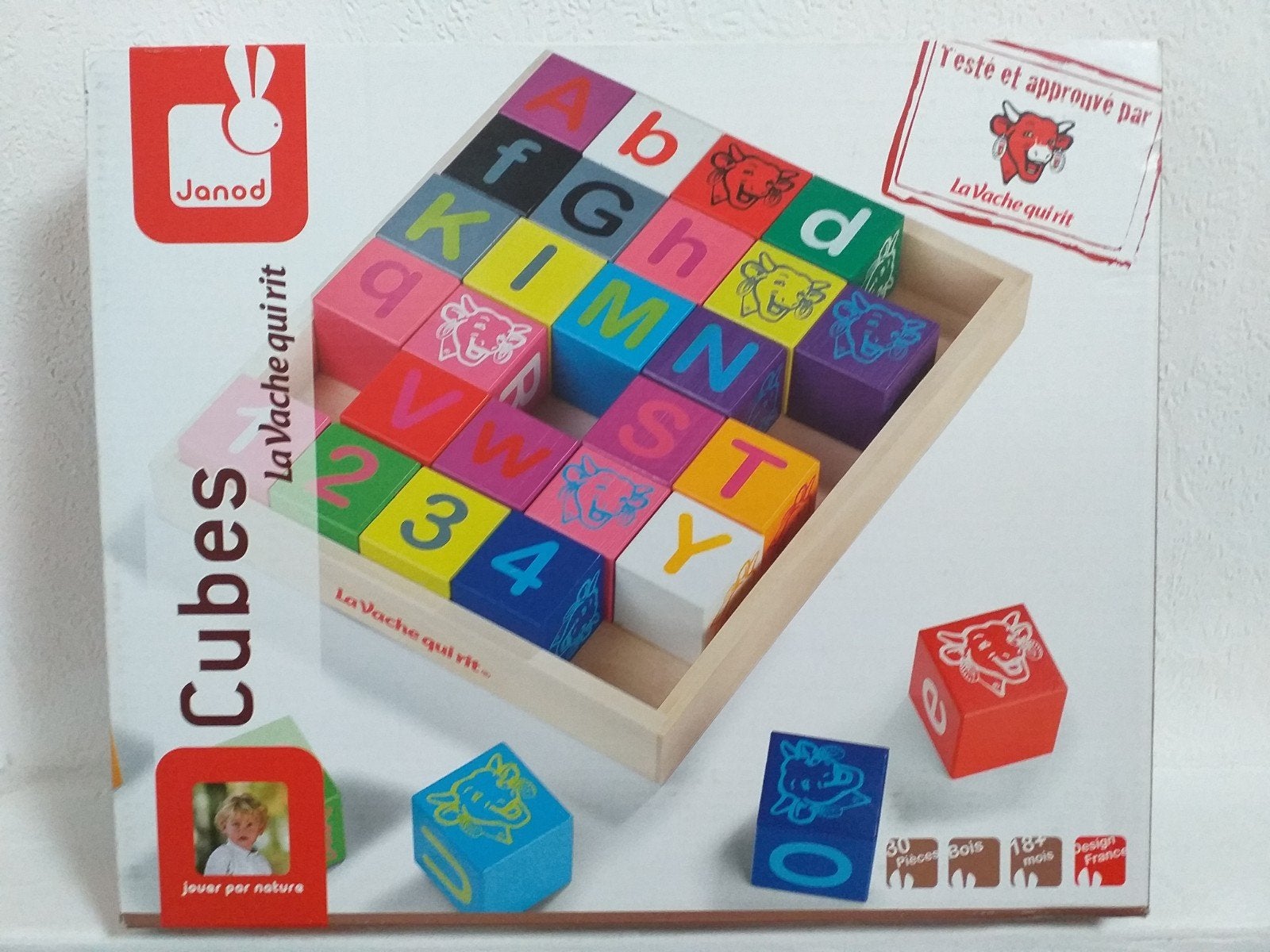 Janod houten blokjes - letters en cijfers ,nieuw!
Doos met 3, Kinderen en Baby's, Ophalen of Verzenden, Nieuw