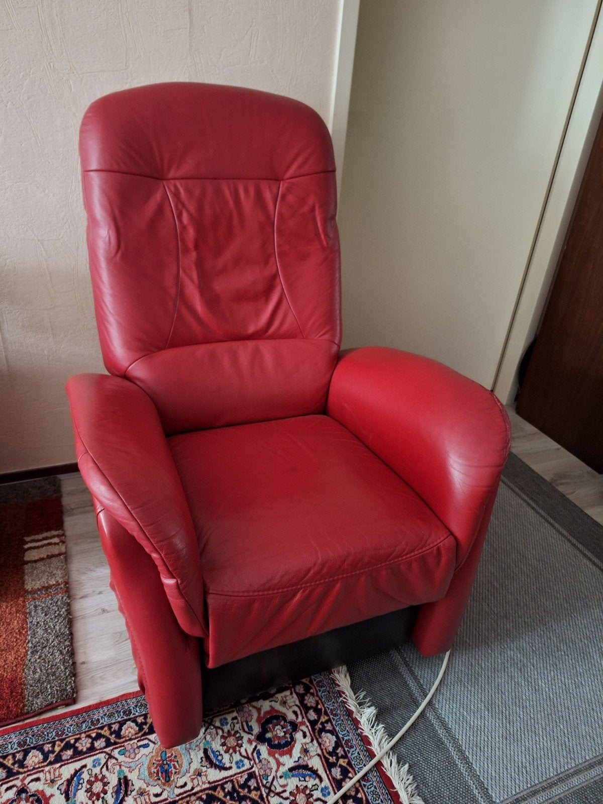 Relax root mooi schoon orde fauteuils, Huis en Inrichting, Fauteuils, Ophalen, Zo goed als nieuw, 50 tot 75 cm, Leer