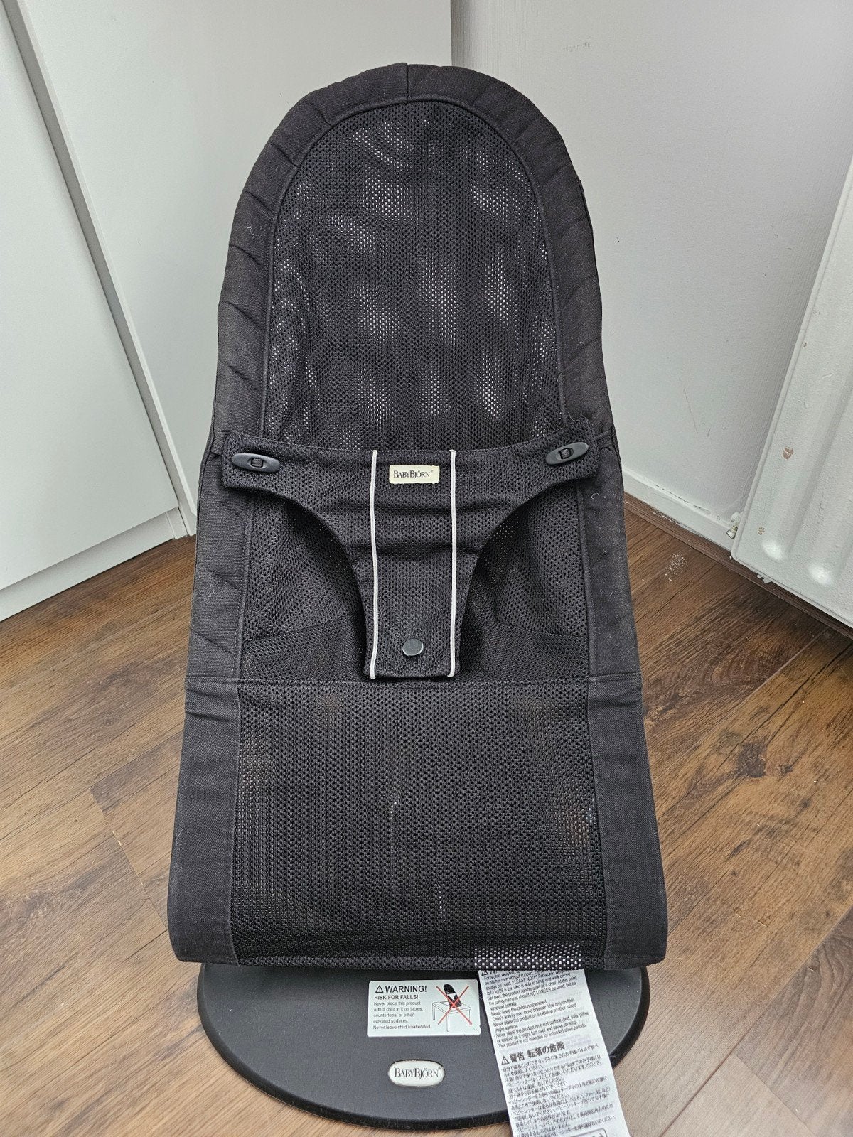 BabyBjörn Wipstoel Bliss Mesh Zwart, ., Ophalen of Verzenden, Zo goed als nieuw, Babybjörn