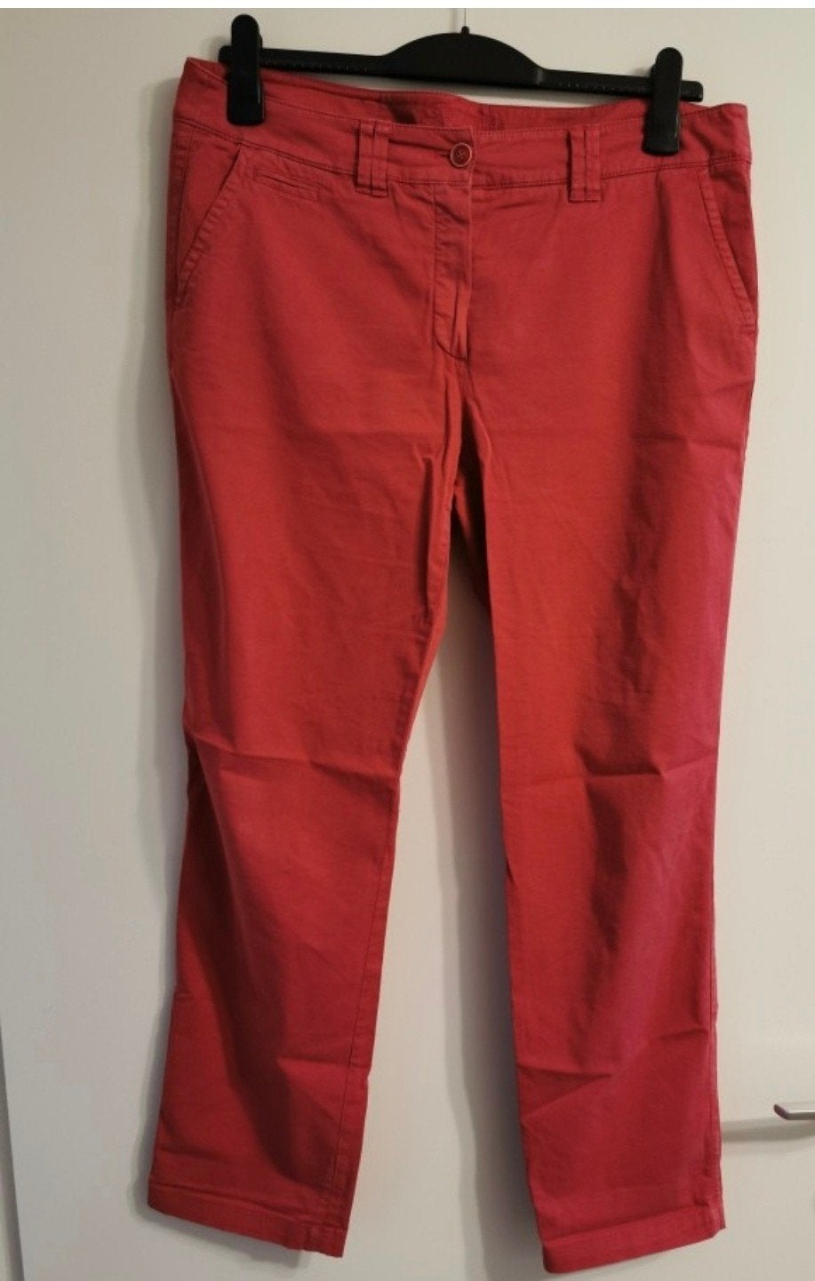 Gerry Weber rood Chino broek Pantalon mt44 ZGAN!, Maat 42/44 (L), Ophalen of Verzenden, Zo goed als nieuw, Lang
