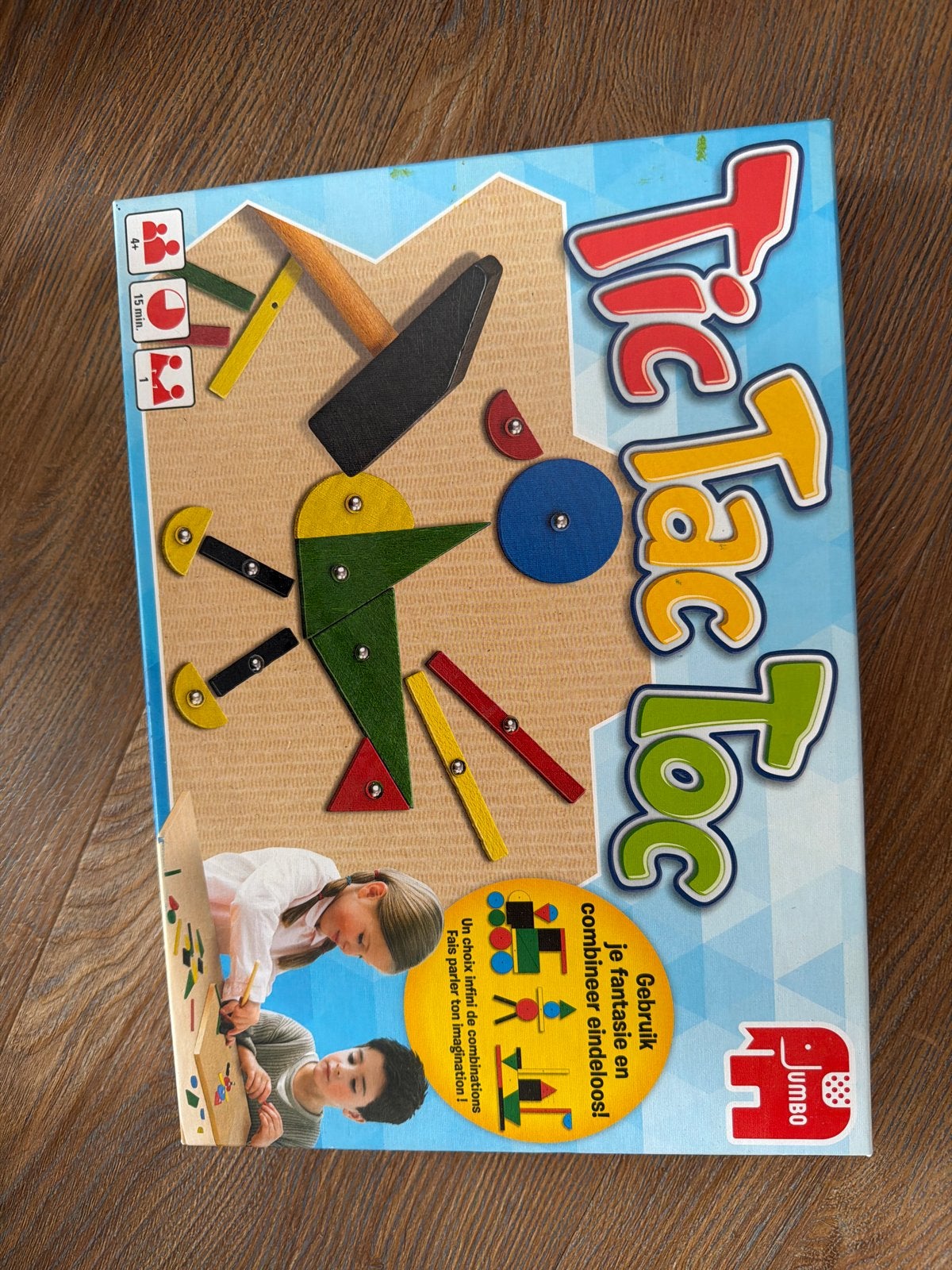 Jumbo Tic Tac Toc - Creatief Spel voor Kinderen, Ophalen, Gebruikt, Knutselen