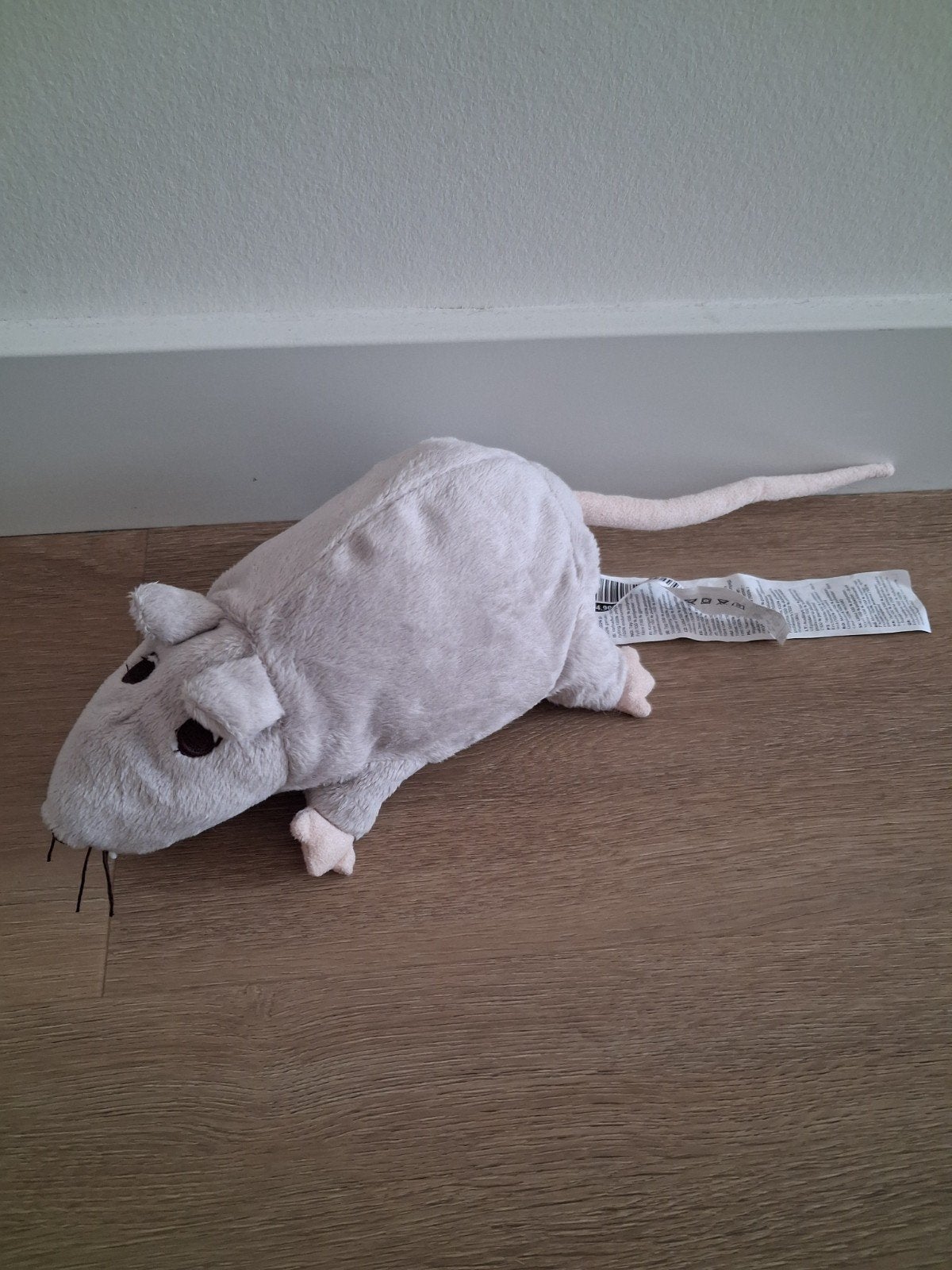 Nieuw! Knuffel Ikea rat ratta grijs muis L1935, Kinderen en Baby's, Ophalen of Verzenden, Zo goed als nieuw, Overige typen