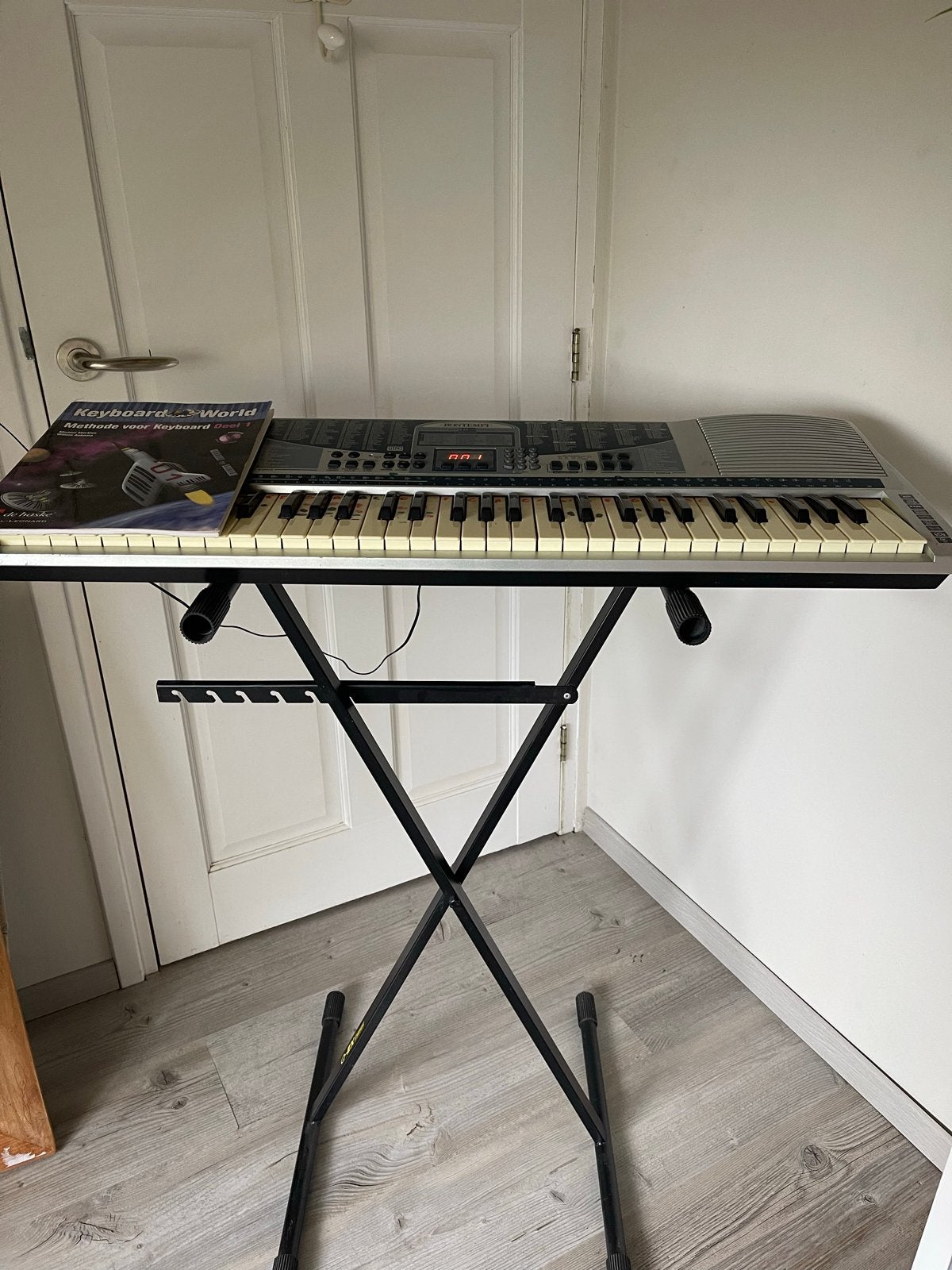 Bontempi PM 683 Keyboard met standaard en lesboek, Met standaard, Ophalen, Overige merken, 61 toetsen