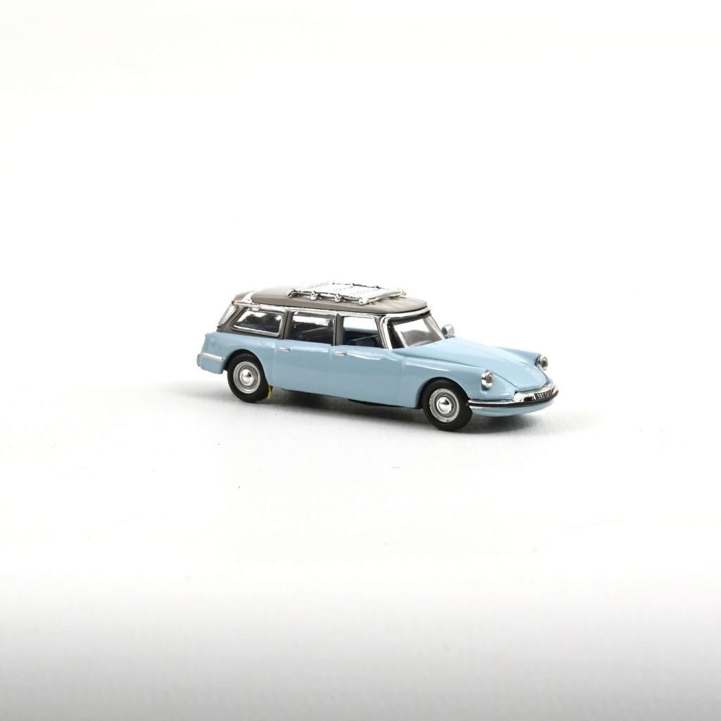 Citroen ID 19 Break 1960 blauw Monte Carlo Norev H0 1:87, Ophalen of Verzenden, Nieuw, Auto, Overige merken