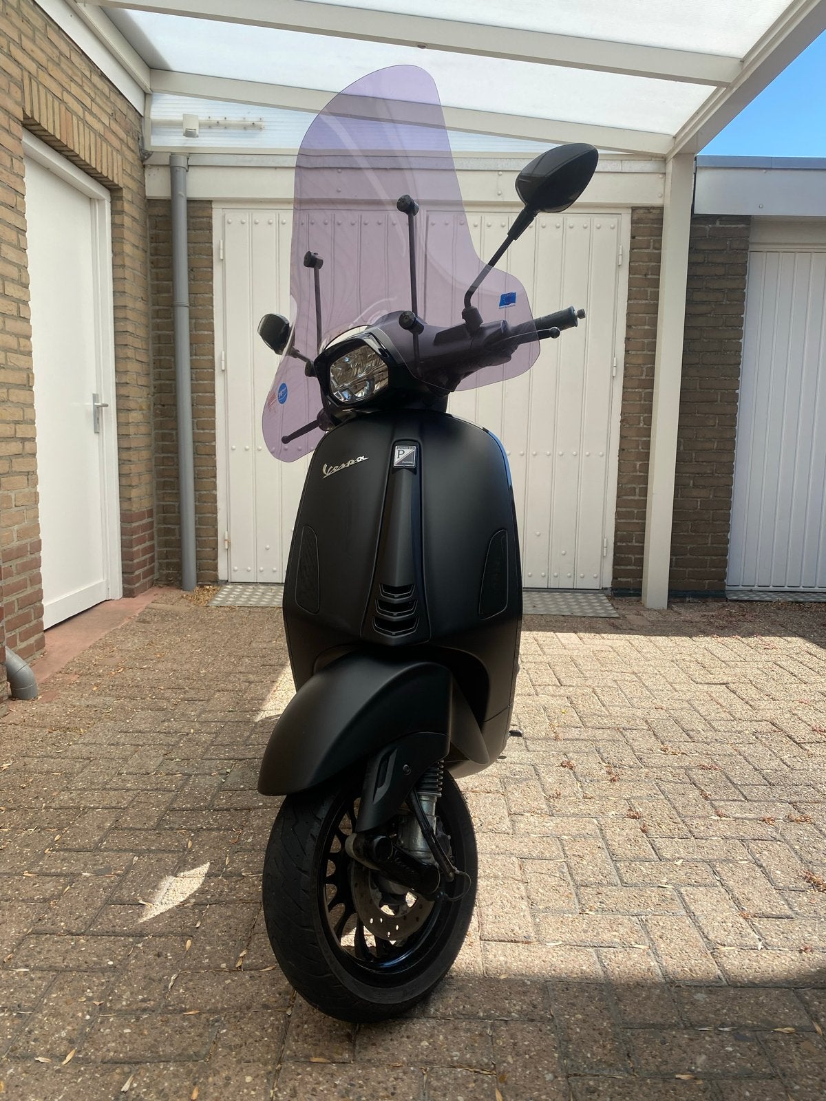 Vespa Sprint Notte (Mat Zwart), Fietsen en Brommers, Scooters | Vespa, Ophalen, Gebruikt, Vespa S, Benzine