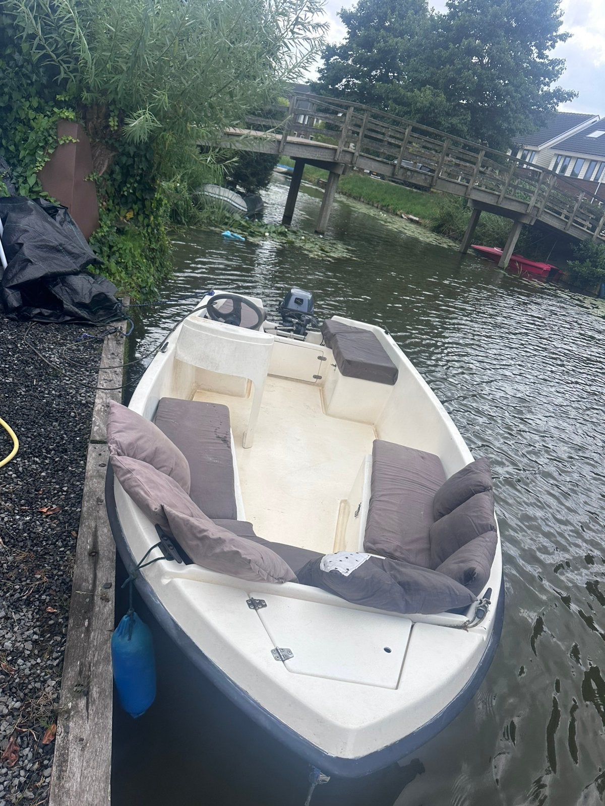Nikki 420 Consoleboot + Yamaha 8 PK 4-takt Vaarklaar, Ophalen, Gebruikt, Benzine, Buitenboordmotor