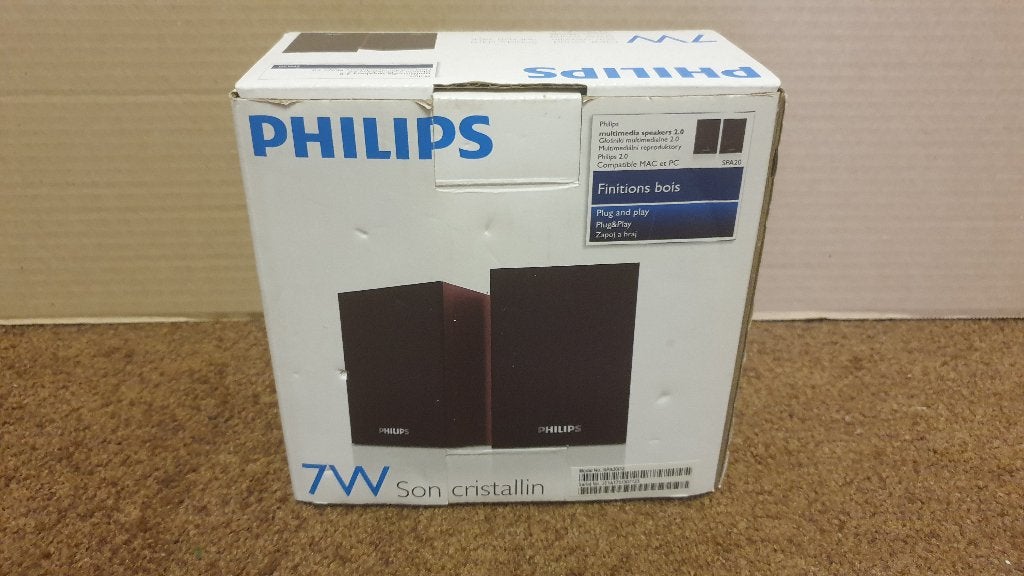 Philips multimedia speakers SPA20 - NIEUW IN DOOS, Ophalen of Verzenden, Nieuw, Audiokanaal 2, Philips