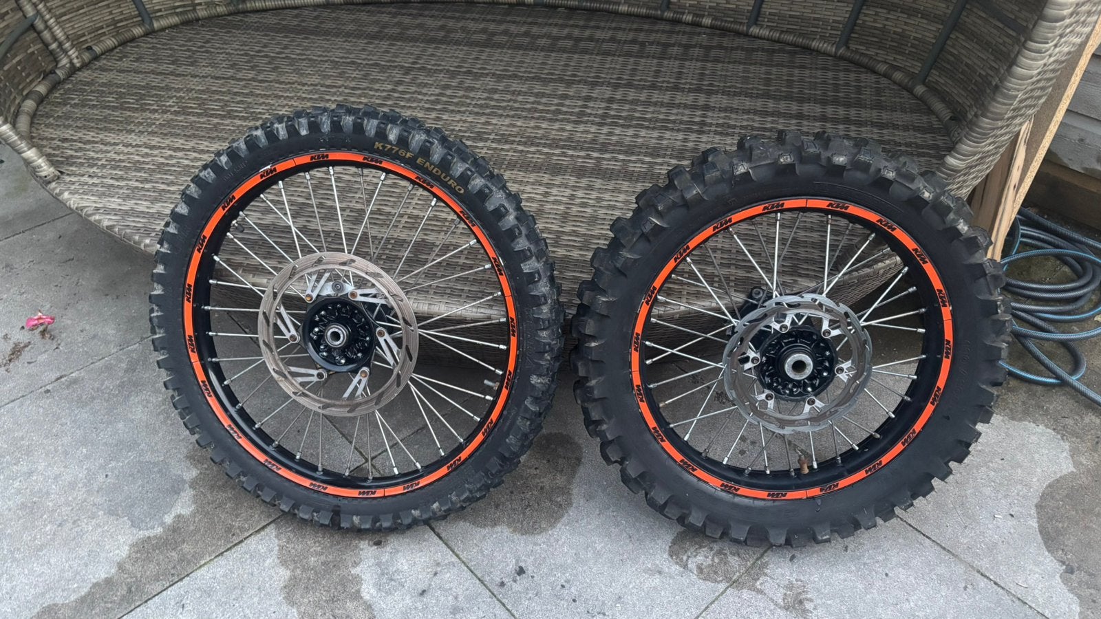Ktm 300 exc 1999 velgen, Ophalen