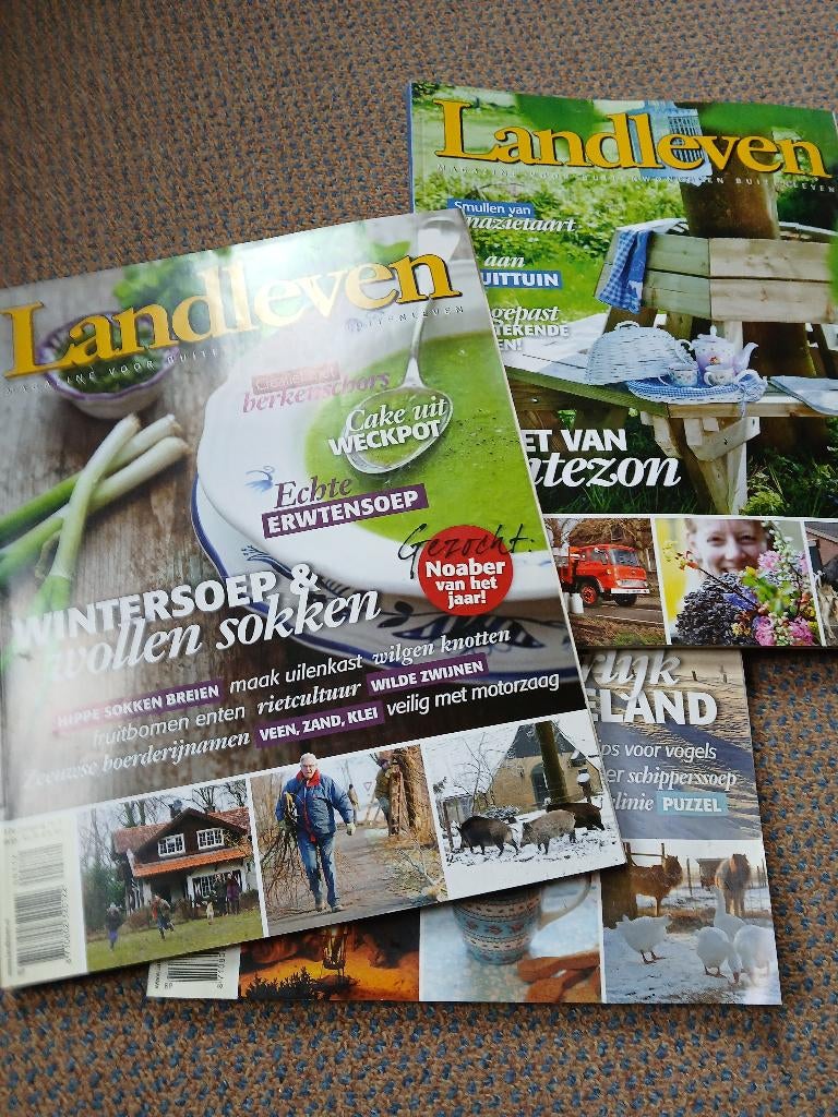 Tijdschrift Landleven, Ophalen, Zo goed als nieuw, Wetenschap en Natuur