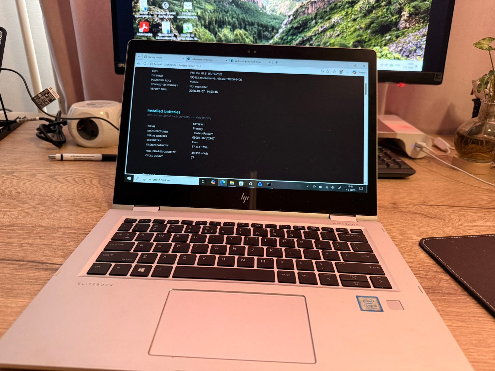 HP Elitebook x360 1030 G2 Touchscreen- accu vervangen, Computers en Software, Windows Laptops, Ophalen, Gebruikt, 2 tot 3 Ghz
