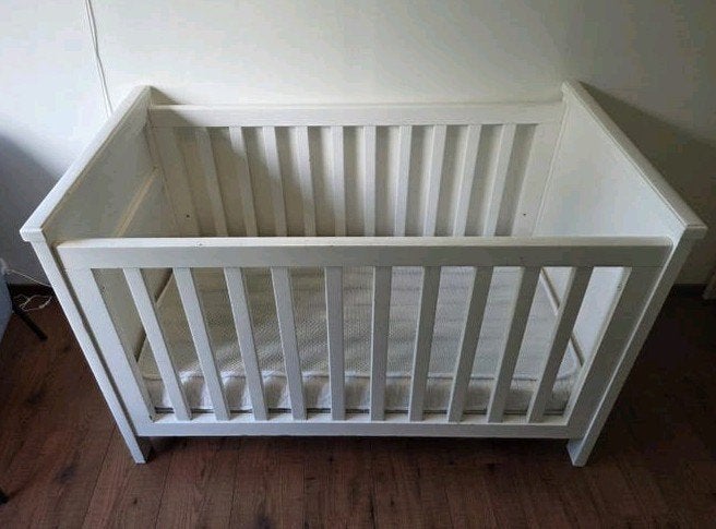 Complete babykamer: Commode, Kast + Ledikant baby t/m peuter, Ophalen, Gebruikt, 50 tot 70 cm, 105 cm of meer