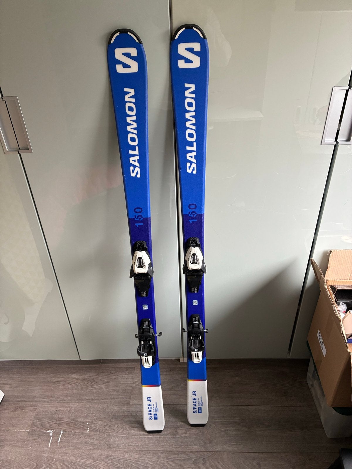 Salomon S/RACE JR ski's 150 cm met bindingen, Sport en Fitness, Ophalen, 140 tot 160 cm, Gebruikt, Salomon