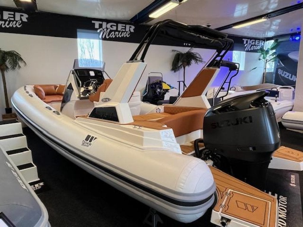 Tiger Marine 750 Topline HYPALON TUBES incl suzuki 250 pk, 8 m, Nieuw, Benzine, Tiger Marine