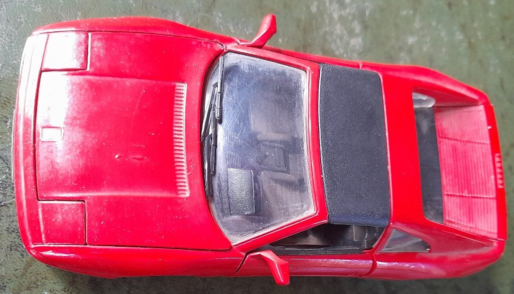 Modelauto Ferrari 348TS 1/24 Shell, Verzenden, Zo goed als nieuw, Bburago
